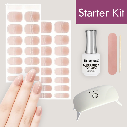 Elegansa Gel Nail Wraps Starter Kit - 30pcs